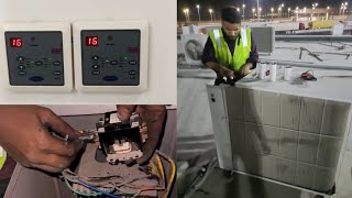 split AC outdoor contactor change and wiring shorts Workksa [upl. by Teleya762]