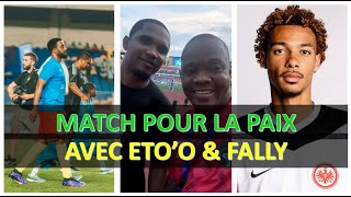 ETOO en RDC pour le MATCH DE LA PAIX  HUGO REND HOMMAGE À ETOO [upl. by Atilehs]