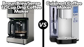 Braun BrewSense 12Cup Drip Coffee Maker vs Cuisinart Coffee Maker  Which One Is Better [upl. by Eaned]