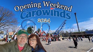 Carowinds  Opening Weekend  2024 [upl. by Catherine982]