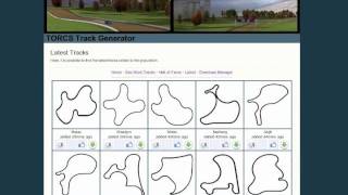 TORCS Track Generator  Overview [upl. by Sivartal]