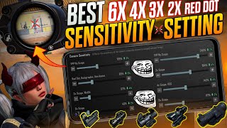 Bgmi Scope Settings 2024  Scope Setting Bgmi  Pubg Scope Sensitivity Settings 2x 3x 4x 6x 8x 2024😱 [upl. by Dulcle]