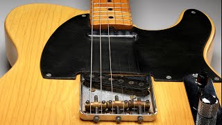 Take apart a 1951 original Fender Telecaster 15 years ago with Larry DiMarzio [upl. by Leba659]