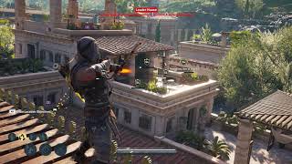 Assassin Creed Odyssey  Overpower bow strike on state Leader Nightmare mode [upl. by Erdnua]