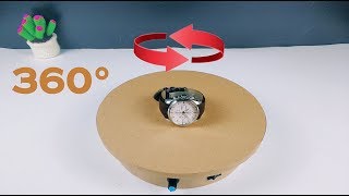 How to make a rotating display stand especially simple DIY [upl. by Bellaude217]