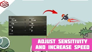 DA2 MiniMIlitia How To Adjust Sensitivity and Increase Your Speed [upl. by Anasor]