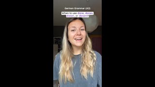 German Grammar A2  When to use diese dieses diesen or diesem [upl. by Norrab]