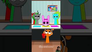 Pov Pinki Gray Raddy and friends Who will escape Orens punch IQ Challenge  Incredibox Sprunki [upl. by Nadabb]