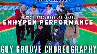 2023 Macys Thanksgiving Day Parade  Enhypen Performance  GuyGroove Choreography [upl. by Gernhard439]