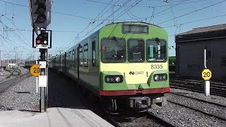 Irish Rail 8300 Class Dart Train number 8335  Connolly Station Dublin [upl. by Naarah485]