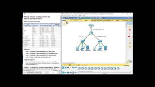 7249 Packet Tracer Configuración de direccionamiento IPv6 [upl. by Hallette]