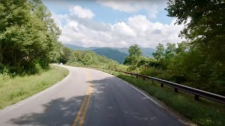 Drive of Cherohala Skyway Tellico Plains Tennessee  Driving Sounds for Sleep and Study [upl. by Clari]