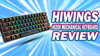 HIWING’s HI200 Bluetooth Mechanical Gaming Keyboard Review [upl. by Giardap528]