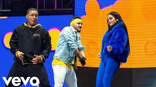 Daddy Yankee  Dura REMIX ft Bad Bunny Natti Natasha amp Becky G  En Vivo [upl. by Recneps]