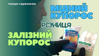 РІЗНИЦЯ між МІДНИМ CuSO4 та ЗАЛІЗНИМ FeSO4 купоросом [upl. by Nic149]