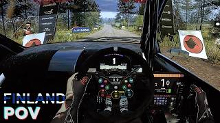 EA Sports WRC REALISM MODE in Finland  McRae R4  Fanatec DD [upl. by Lemart]