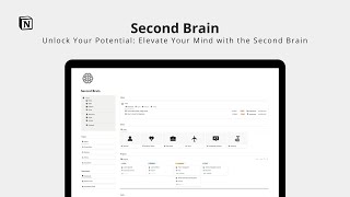 Creating an Ultimate Second Brain in Notion  Full StepbyStep Tutorial [upl. by Hairacaz]