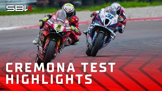 HIGHLIGHTS from the firstever test at Cremona 🛠️  2024 Cremona WorldSBK Test [upl. by Sussi]