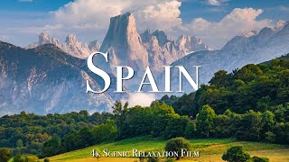 Spain 4K  Scenic Relaxation Film With Calming Music [upl. by Ehpotsirhc]