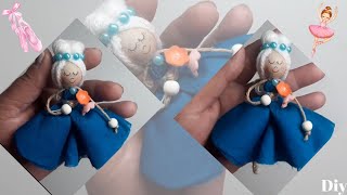 Ballerina Doll  Make and Sell  Quick and Easy Diy [upl. by Esiouqrut]