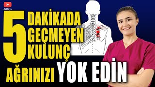 5 DAKİKADA GEÇMEYEN KULUNÇ AĞRINIZI YOK EDİN Kulunç Masajı [upl. by Eeliab]