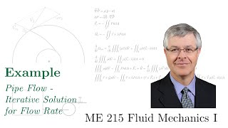 Pipe Flow  Iterative Solution for Flow Rate [upl. by Wiggins388]