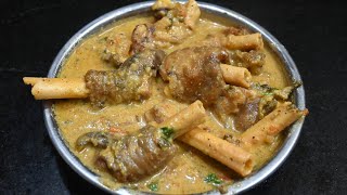 பாய் வீட்டு ஆட்டுக்கால் பாயா  Aatu kaal Paya  Mutton Paya Recipe in Tamil  Goat Leg curry soup [upl. by Adnilak]