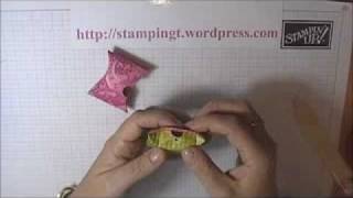 Stamping T  Mini Pillow Box [upl. by Anselmo]