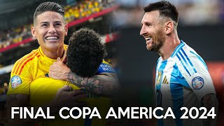 COLOMBIA VS ARGENTINA  PREDICCION FINAL COPA AMERICA 2024 [upl. by Bryna397]