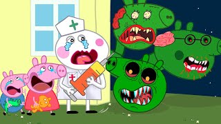 Zombie Apocalypse Zombies KingKong Appear At The City part 2  Peppa Pig Funny Animation [upl. by Swihart]