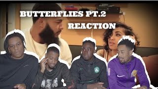 QUEEN NAIJA BUTTERFLIES PT 2 MEMORY VIDEO REACTION [upl. by Ruthy867]