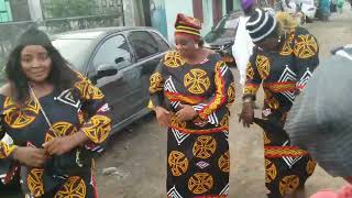 Wimbum Women dancing Njuh in Douala Cameroon [upl. by Valdas546]