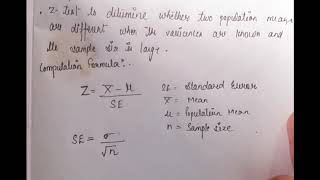 Z  test Hypothesis testing techniques  Research methodology [upl. by The]