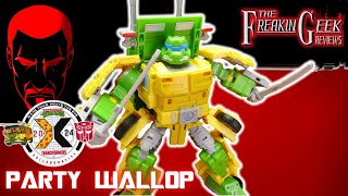 TransformersNinja Turtles PARTY WALLOP EmGos Transformers Reviews N Stuff [upl. by Land783]