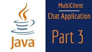 Multi Client Chat Server using Sockets and Threads in Java Part 2 [upl. by Nalyac]