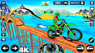 TRIAL XTREME 4 BIKE RACING  bike stunt game Android gameplay [upl. by Kosak493]