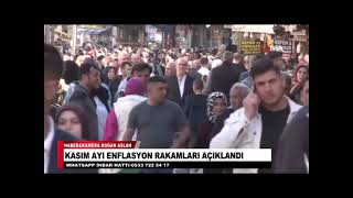 KASIM AYI ENFLASYON RAKAMLARI AÇIKLANDI [upl. by Yrahca]