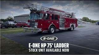 EONE Spartan HP 75 Ladder  Stock Unit [upl. by Alina854]