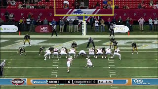 GHSA 6A Final Colquitt County vs Archer  Dec 13 2014 [upl. by Ailati]