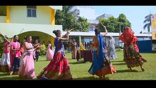 Garba Celebration at Joy amp Campion Schoolyoutubeviralvideotrendingjcssagarassemblydancegarba [upl. by Jessy]