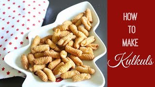 How to make Kulkuls  Stepbystep Kulkuls recipe  Goan Christmas Sweets  Kuswar recipes [upl. by Nerrag]