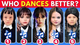 Who Dances Better Wednesday Dance Edition 🖤💃 Salish Matter Diana Like Nastya Diana Jenna Ortega [upl. by Walsh862]