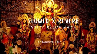 bhaktisong  NIMIYA KE DAR MAIYA SLOWED REVERB SONG  PAVAN SINGH LOFI song [upl. by Tsyhtema]