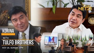 Korina Interviews Raffy and Erwin Tulfo [upl. by Winchester848]