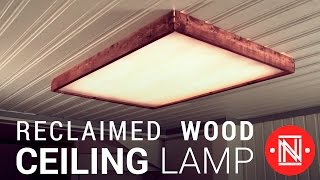 Making a Reclaimed Wood Box Light  Howto [upl. by Seaman]