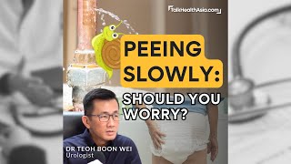 Why We Pee Slower As We Age  Dr Teoh Boon Wei [upl. by Benito]