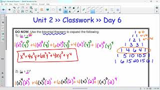 Binomial Expansion using Pascals Triangle [upl. by Erdnaek]