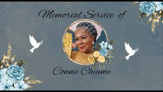 Memorial Service Of Connie Chiume [upl. by Rolyat411]