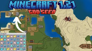 🔥 Best Good Mincraft seed for 121 bedrock edition  God seed  Crazy seed [upl. by Hines]