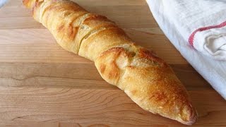 Homemade French Baguettes Arabic Subtitles الخبز الفرنسي بالمنزل [upl. by Nylcsoj]